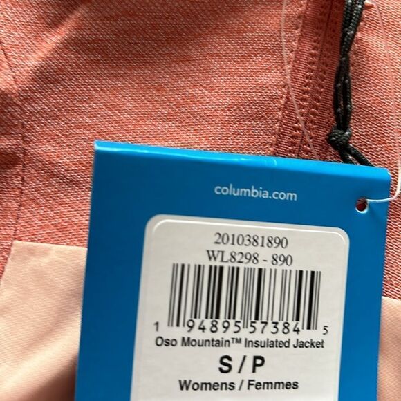 NWT Columbia Oso Mountain insulated jacket. Small - Picture 7 of 8